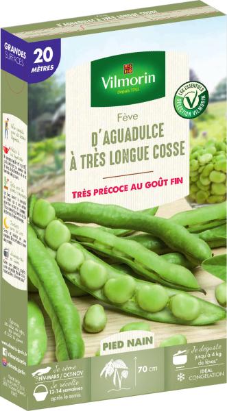 Légumes Secs - Fève d'Aguadulce à Très Longue Cosse - 20 m - PACKAGING_3D_RECTO